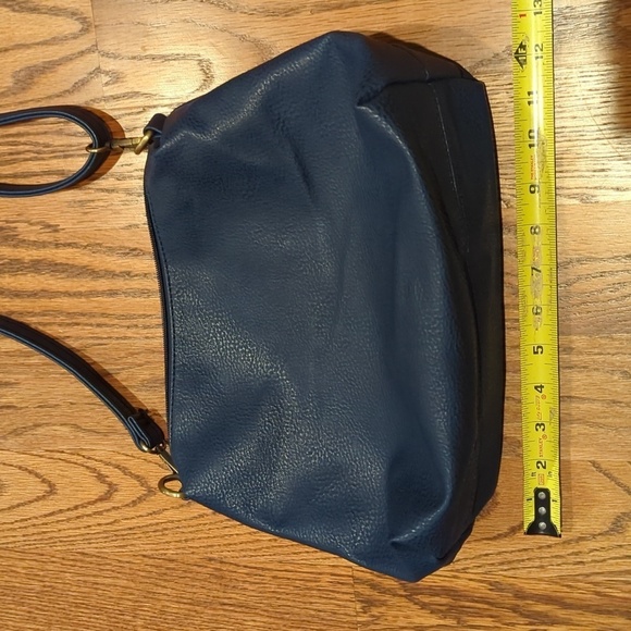 Dark Blue Joy Susan Faux Leather Crossbody Navy Blue Purse - Picture 2 of 8